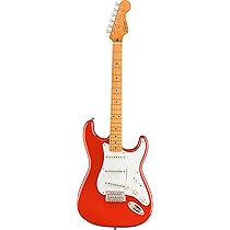 ギター squier classic vibe festa red Fender Squier Classic Vibe 50-tych Stratocaster - Fiesta Red