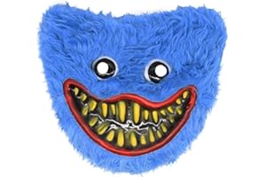 Ksopsdey Maschera Per Bambini Da Huggy Wuggy, Poppy Playtime Maschera, Maschera Da Mostro Blu Pop Per Bambini Per Gioco Di Cartoni Animati Cosplay, Halloween, Mardi Gras Ragazzo Ragazza(Blu)