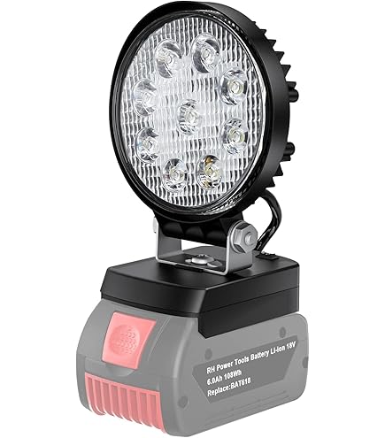 Lámpara LED De Trabajo Bosch 18V - 48W, 6000 Lúmenes, Puertos USB Y Type-C, Ajustable 140°, Sin Batería