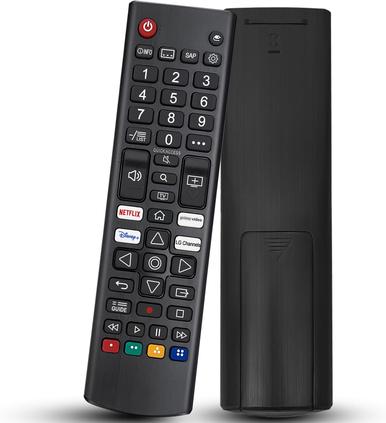 Universal Remote for LG TV Remote Control (All Models) Compatible with All L G LED OLED LCD UHD HDTV HDR Webos 4K 8K Smart TV with Netflix,Video,L G Channels Button,Disney Plus