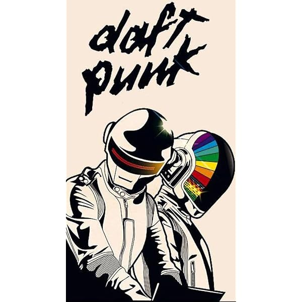 Daft Punk Poster - 12x18 Inches | 170 GSM Gloss Finish | High