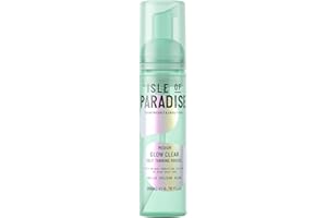 Isle of Paradise Self Tan Mousse, Medium (200 ml) Glow Clear Self Tanning Foam, Natural Ingredients & Vegan (packaging may vary)