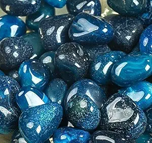 Seawave Creatures Multi Color Pebbles Decorative Marble Stones for Home Decor (3kg, Multi)
