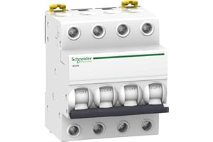 Schneider Electric A9K17416 Interruptor Automático Magneto Térmico, Ik60N, 4P, 16 A, Curva C