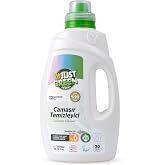 Just Green Organic Renkli &Ccedil;amaşırlar İ&ccedil;in Doğal Sıvı Deterjan, Hassas Ciltlere &Ouml;zel Hipoalerjenik & Vegan &Ccedil;amaşır Deterjanı, 