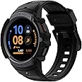 Spigen Rugged Armor Pro Case with built in Strap Compatible with Samsung Galaxy Watch FE (2024), Galaxy Watch 5 40mm (2022), Galaxy Watch 4 40mm (2021)