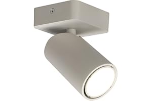 Mantra Iluminación. Modelo SAL. Foco para techo o pared fabricado en aluminio acabado en color blanco mate