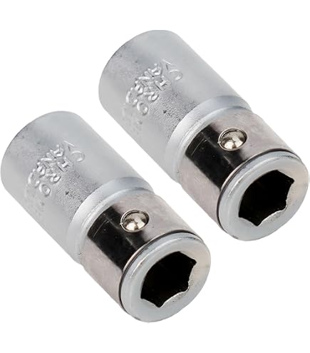 2-Pack 1/4 Hex Bit To 1/4 Square Drive Adapters – Bulk Open Box