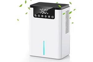Luftentfeuchter Elektrisch-ZASTION Entfeuchter 2200ml Raumentfeuchter Leise Dehumidifier Mit Funktion Abtauen & Schlafmodus, Ideal für für Haus Büro RV