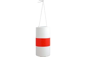 Chapuis 106107 Fardier de Signalisation, Rouge/Blanc Fluo, Ø 10 mm/185 mm