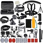 UBeesize Accessories Kit for GoPro Hero 5/4/3/2/1 Black Silver and SJ4000 SJ5000 SJ6000, Camcorder Accessories Set and Outdoor Sports Kit for Xiaomi Yi/Lightdow/WiMiUS/DBPOWER