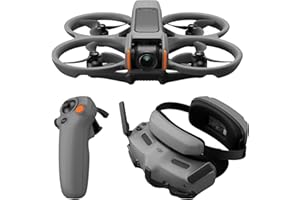 DJI Avata 2 Fly More Combo (1 batteria), Drone FPV con fotocamera 4K, 360 semplificati con una sola pressione, Goggles 3 e RC Motion 3 inclusi, Drone con fotocamera per contenuti in POV‌