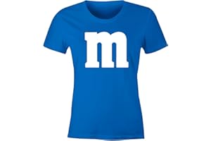 MoonWorks® Damen T-Shirt Gruppen-Kostüm M Aufdruck Kostüm Fasching Karneval Verkleidung