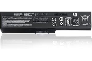 OYOMBA PA3817U-1BRS PA3818U-1BRS Laptop Akku für Toshiba Satellite A655 A660 C650 C655 C655D L645 L645D L655 L655D L675 L745 L750D L755 M640 M645 P745 P755 PABAS228 battery, 10.8V 5200mah 6 Zellen