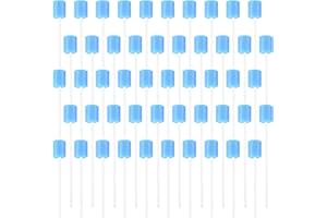 XZMCAT 100 Pièces Soins Bucco Bâtonnets, Bâtonnets de Soins Buccaux, Nettoyage Écouvillon Éponge, pour Soins Buccodentaires Quotidiens et Besoins Domestiques des adultes, Enfants ou des Animaux Domestiques