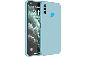 Topme Funda para Huawei P30 Lite (6.15" Inches) Carcasa Caja Case Estuche, Funda Protectora de Piel de Silicona TPU - Azul Claro