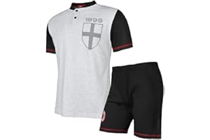 Planetex Pigiama Bambino Milan Maglia e Pantaloncini Abbigliamento Calcio PS 25033