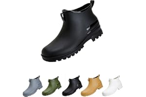Yekdmxop Stivali Da Pioggia Da Donna Stivaletti Donna In Gomma Impermeabili Stivaletti Pioggia Antivento Stivali Pioggia Donna Comode Scarpe Da Pioggia Rain Boots Pvc Per Esterni Giardinaggio Chelsea