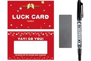 golshine Personalised Scratch Card Reveal, Scratch Cards, Surprise Scratch Card for Surprise Reveal, Holiday Scratch Card Reveal, Scratch Off Paper, Scratch Off Card, Chinese New Year Good Luck Cards