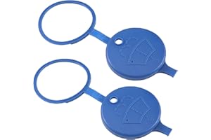 Aihoom 2 Pièces Bouchon de Réservoir de Lave-Glace, Sprinkler Cap, Universel, Compatible Voiture, Couvercle de Réservoir de Liquide, Lave Glace Bouchon, pour Réservoir Voiture