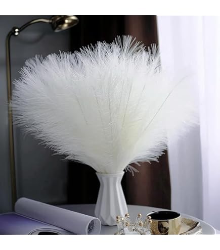 Mazzo Fiori Secchi Erba Della Pampas Naturale - 40 Cm Per Decorazione Boho In Vaso, Camera O Soggiorno - Foto 6