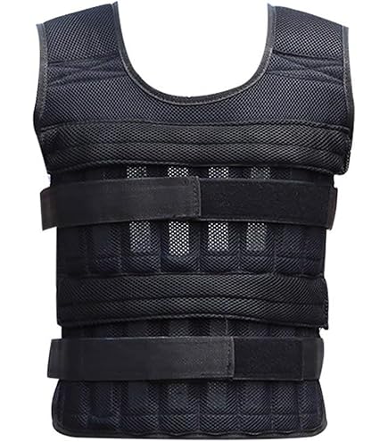 Gilet Pondéré Pour Les Femmes Des Hommes, Jusqu'à 35 Kg De Gilets De Poids, Gilet De Course Pondéré Respirant Avec 32 Gilets De Poids à La Force Rembourrés De Poche, Pas De