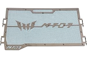 GENERIC Motorcycle Stainless Steel Radiator Grille Guard Protection Cover For Yamaha MT07 FZ07 2014-2019 Accessories(Blau)