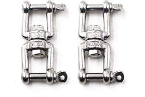 Flomore Swivel Double Shackle 304 Stainless Steel Boat Anchor Chain Connectors