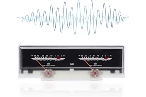 PLYISTY Vu Meter, P-78Wtc-W Pointer Dial Power Amplifier Db Meter,3pcs LED de rétroéclairage blanc haute définition, l'outil le plus basique dans l'équipement audio pour le bricolage, l'audio domestique, la