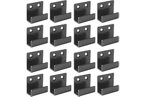 XQZMD Ganchos de exhibición de azulejos de cerámica en forma de U, soportes de espejo de acero inoxidable, gancho fuerte montado en la pared con tornillos de tubo de expansión, para el hogar