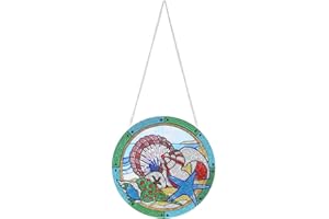 DEMIAWAKING 5D DIY Diamond Painting Girlande Kranz Diamant Malrei Blumenkorb Anhänger Kits mit Kette Mosaik Handwerk Strass Zeichnung Tür Deko Weihnachtsdeko Geschenke