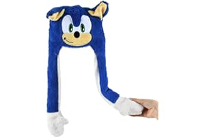 FXFOOT Gorro Sonic, Gorro con Orejas Que se Mueven, Gorro Sonic Orejas Sombrero de Felpa, Sombrero con Orejas Niños, Gorro Orejas Que se Mueven, para Niños y Niñas Regalos de Cumpleaños