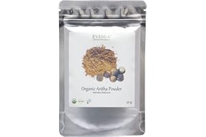 EVENEA Organic Aritha Reetha Soapnut Powder - natural cleanser for hair/body (50g)