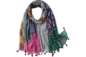 FAIRYGATE Femmes Châles Longue Énorme Foulard Elégant Poids léger Foulards Echarpes Doux Chaud Chale Etoles