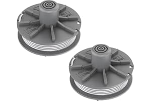 CDIYTOOL 2 szt. Szpula do podkaszarki do trawy Easycut 400 Art.8846 400/25 Art.9807, ComfortCut450 Art.8847 450/25 Art.9808 Plus 500/27 Art.9809, PowerCut Art.8848, SmallCut 308, 0/23 Art.9805 Plus 350/23 9806