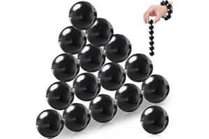 AONUILY Rattle Magnets Spinning Buzzing Snake Eggs, 16Pcs Fridge Magnets Educational Science Toy Stress Relief Fidget Toy (Beads 16P)