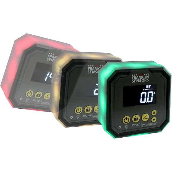 Franklin Sensors 12-Inch Magnetic Torpedo Level – Digital Electronic Level With Green Light Indicator, 2 Bubble Vials, AA Battery Included