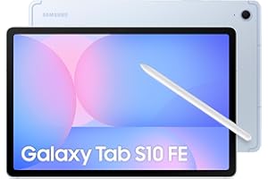 Samsung Galaxy Tab S10 FE, 3 anni di garanzia, Android Tablet, Display 10.9" LCD, Wifi, RAM 8GB, 128GB, 8.000 mAh, S Pen, Android 15, IP68, Blue [Versione italiana]