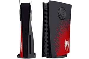 ElitePlay Spider PS5 Front Plate with Cooling Holes Replacement Plates Accessories for Playstation 5 Disc Edition