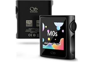 SHANLING M0s Mini Reproductor MP3 2 en 1 DAC Sonido Hi-Fi Reproductor de música portátil Reproductor de Audio Digital Compatible con Tarjetas SD de hasta 2 TB HD Pantalla táctil Bluetooth 5.0