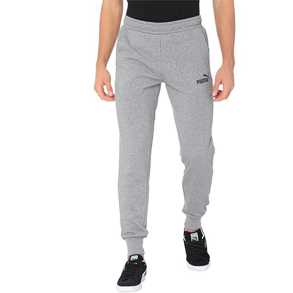 adidas Essentials Fleece Joggingbroek Lichtgrijs Wit