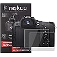 kinokoo RX10 Screen Protector, 0.25mm 9H HardnessTempered Glass Film for SONY DSC-RX10/RX10M2/RX10M3/RX10M4 / RX10 II/III/IV Bubble-free/Anti-scratch(2 pack)