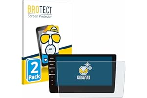 BROTECT Entspiegelungs-Schutzfolie für Volkswagen Tiguan 2019 Discover Pro 9.2" 2017-2020 (2 Stück) Matte Displayschutz-Folie, Anti-Fingerprint