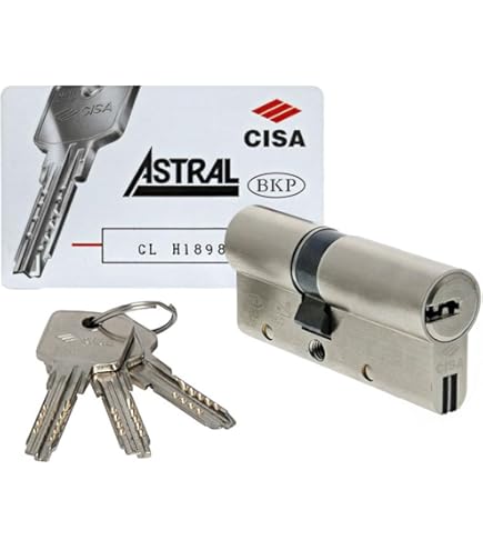 Securit Anti-Bump Euro Cylinder 35/35 (70mm) Brass With 3 Keys - View #7