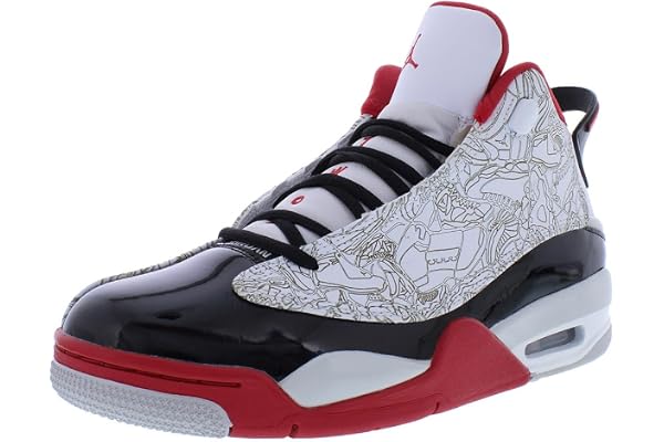 NIKE Air Jordan Dub Zero Chaussures de Basket-Ball pour Homme, Noir/Gris, 43 EU