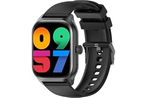 zaisia Smartwatch Uomo Donna con Chiamare/Rispondere, 2.01" Molteplici Modalità Sportive Orologio Smartwatch con Contapassi/Sonno/Cardiofrequenzimetro, IP68 Orologio Intelligente per Andorid iOS