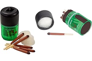 blntackle76 Juego de fósforos resistentes a la intemperie de BCB, aprobados por la OTAN – 50 unidades (2 latas de 25 unidades) – Lata impermeable caja de supervivencia Matches