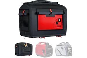 CHENGNAN Outdoor Portable Generator Cover,Waterproof Generator Cover Running for Honda Power Equipment EU2200i EU2200ic EU2000i EU2000iCamo EU2000iCompanion,GENKINS230022"L×14"W×17"H,Black