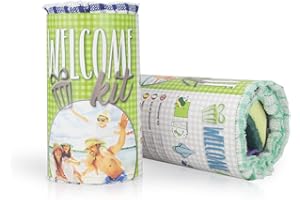 Present-More Kit di benvenuto - Kit campeggi per B&B e camping | Kit di benvenuto modello Fascettato (Kit 50 pezzi)