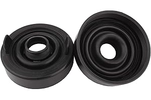 TOMALL Cubierta de polvo para faros delanteros 80 mm 3.15 pulgadas Sello de goma con agujero de 20 mm para kit de conversión de LED (paquete de 2)